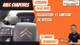 Citroen C4 2021 Régulateur limiteur de vitesse comment ça marche [upl. by Ahsyen]