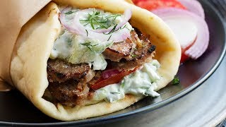 How to Make Homemade Gyro Meat With ground lamb or ground beef your choice [upl. by Baerl506]