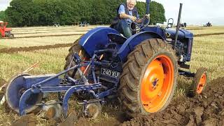 1946 Fordson Major E27N 44 Litre 4Cyl PetrolTVO Tractor 27HP  Ploughing [upl. by Sivrat516]