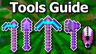 The Ultimate Minecraft 121 Tools Guide  Pickaxe Axe Shovel Hoe Shears Flint amp Steel [upl. by Assilev]