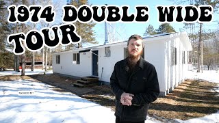 Renovated 1970s Double Wide Mobile Home House Tour [upl. by Chien]