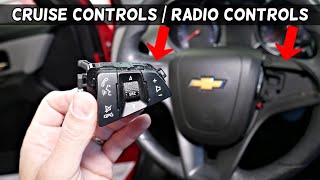 STEERING WHEEL CONTROLS RADIO CRUISE CONTROL SWITCH REPLACEMENT REMOVAL CHEVROLET [upl. by Daye]