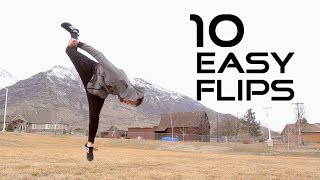 10 Flips Anyone Can Learn  Flip Progressions [upl. by Kassie]