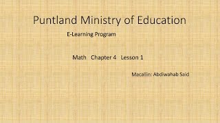 Secondary Math Chapter 4 Lesson 1 Probability [upl. by Ellenehc]