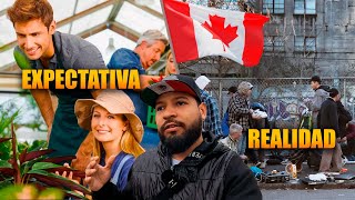 LA VERDAD DE TRABAJAR sin papeles en CANADA 🍁  contada POR LATINOS [upl. by Baxy]