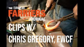 Farrier Horseshoe Clip Forging Tutorial [upl. by Jerz934]