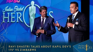 Ravi Shastri describes Kapil Dev’s iconic innings of 175 vs Zimbabwe [upl. by Yeznil]