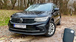 New Volkswagen TIGUAN 2021 Life  FULL REVIEW exterior interior amp trunk 20 TDI [upl. by Leinnad694]