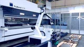 TRUMPF Bending TruBend Cell 5000 with ToolMaster [upl. by Nalahs982]