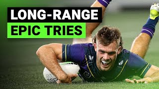 Epic longrange tries from the 2021 NRL season [upl. by Cohdwell]