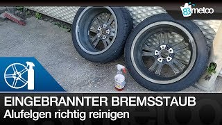 Eingebrannter Bremsstaub entfernenTuga Aluminium Teufel Felgenreiniger Intensiv Felgenreiniger Test [upl. by Siugram215]