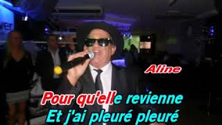 CHRISTOPHE  ALINE  KARAOKE REMIX [upl. by Goldfarb348]