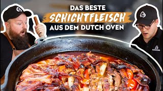 Schichtfleisch aus dem Dutch Oven  BBQ Madness [upl. by Kristofer499]