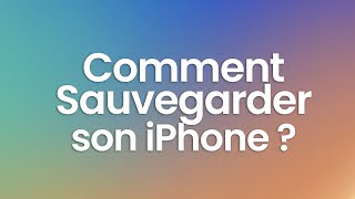 Comment sauvegarder son iPhone [upl. by Ahtinak709]