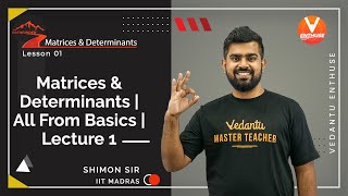 Matrices amp Determinants  All From Basics  Lecture 1  JEE Main 2022  Class 12 Maths  Path Finder [upl. by Lacombe983]