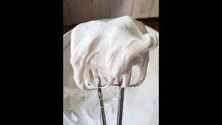 Homemade Marshmallow Fluff without corn syrup or eggs [upl. by Wolenik21]