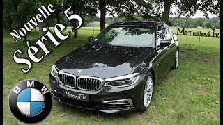 ESSAI Nouvelle BMW Série 5  2017 FR [upl. by Thorn414]