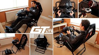 Next Level Racing GT Lite foldable cockpit review [upl. by Ainival]