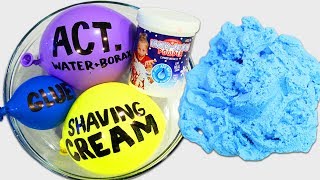 How to Make Slime with Balloons  DIY Satisfying Cloud Slime Tutorial [upl. by Mylo732]