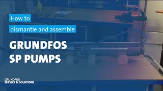 How to repair Grundfos SP pumps [upl. by Dicks]