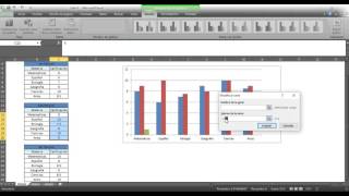 quotTutorial gráfica comparativa en Excel 2010quot [upl. by Sasnak]