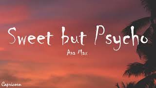 AVA MAX  Sweet but psycho Lyrics [upl. by Cordey]