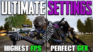 ULTIMATE PUBG SETTINGS GUIDE 2025  HIGHEST FPS BEST GRAPHICS  FULL COMPARISON  PUBG FREE TO PLAY [upl. by Warner]