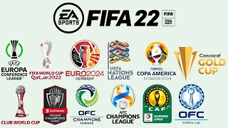 FIFA 22  NEW COMPETITIONS  CONFIRMED POTENTIAL amp WISHLIST [upl. by Helaina]