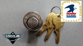 1761 COMPX USPS Lock [upl. by Ahsiekit435]