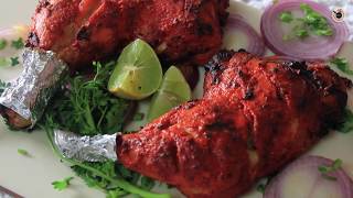 Chicken Tandoori Recipe  Restaurant Style Homemade Chicken Tandoori  Easy Chicken Recipes [upl. by Cuthbertson]