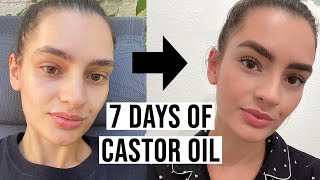 Trying Castor Oil for Eyelash Growth Before amp After  Peexo [upl. by Neetsirhc]