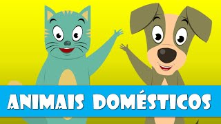 Animais domésticos  Vídeo educativo [upl. by Ybrek590]