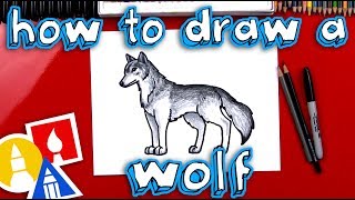 How To Draw A Realistic Wolf [upl. by Kaltman]