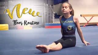 New Gymnastics Floor Routine Kyra SGG [upl. by Ear]