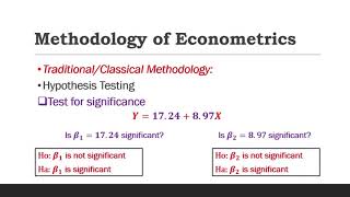 Methodology of Econometrics [upl. by Lavelle444]