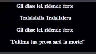 Ballata dellAmore cieco o della Vanità testo  Fabrizio de André [upl. by Newo]