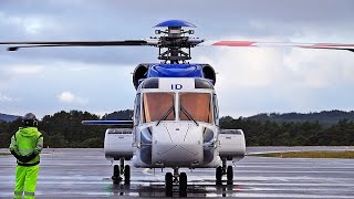 Bristow Sikorsky S92  Startup and takeoff  Stord airport november 2020 [upl. by Hairam]