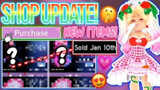 NEW SHOP UPDATE COMING SOON NEW ITEMS ROBLOX Royale High January 2023 Update Tea [upl. by Vevine]