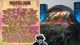 Primavera Sound Barcelona 2024 lineup REVEALED [upl. by Hgeilhsa]