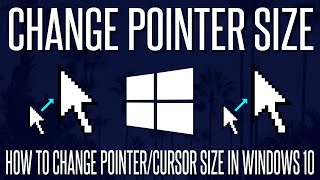 How to Change Mouse PointerCursor Size in Windows 10 [upl. by Catina990]