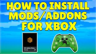 How To Get Any FREE MODSADDONS On Minecraft Xbox Bedrock Edition WORKING 2021 [upl. by Aleekahs]