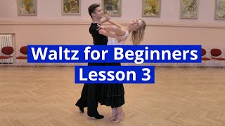 Waltz for Beginners Lesson 3  Natural Spin Turn [upl. by Hgielrac181]