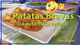 Patatas Bravas la auténtica receta [upl. by Einnaoj]