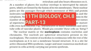 Class 11 biology Ch8Part13Nucleus amp MicrobodiesStudy with Farru [upl. by Cheshire974]