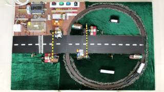 Plc based automatic railways crossing gate system [upl. by Iives]