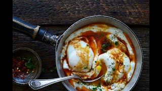 Cilbir The BEST Turkish Eggs Recipe [upl. by Ylrahc]