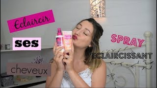 ÉCLAIRCIR SES CHEVEUX SANS COLORATION l SPRAY ET GELÉE [upl. by Annaigroeg510]