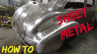 How To Sheet Metal Repair or Patch EASILY [upl. by Teiv400]