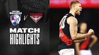 Western Bulldogs v Essendon Highlights  Round 21 2021  AFL [upl. by Mailand]