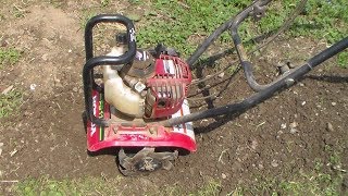 Honda FG110 Mini Tiller Review [upl. by Rodge176]